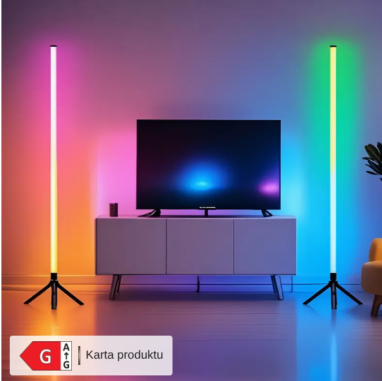 RGB LED Light Tube z Podstawką