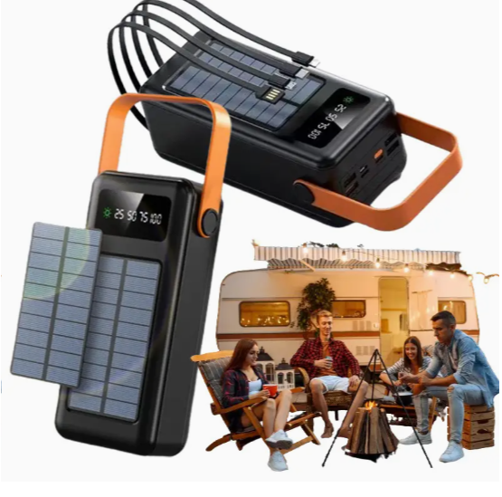 Solarny Powerbank 50000 mAh – Energię Masz Zawsze Pod Ręką! ⚡