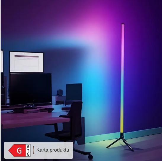 RGB LED Light Tube z Podstawką