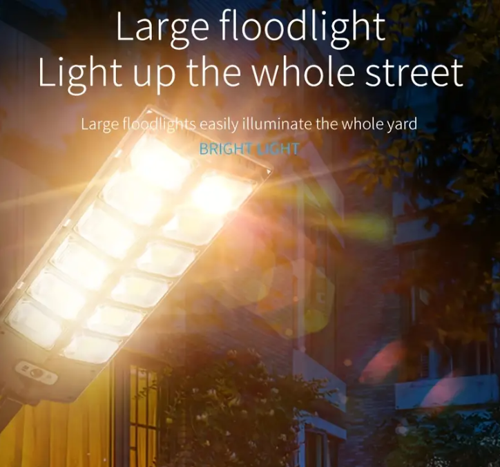 \ z 3 Trybami, 320° Szeroki Kąt | Wodoodporna Lampa Bezpieczeństwa na Ulice, Garaże, Dziedziniec – Lightight