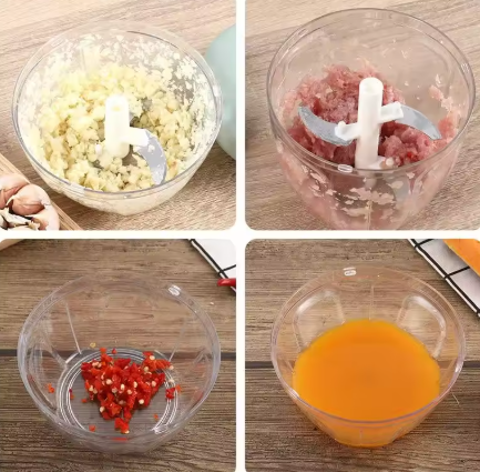 Kuchenny Ninja 5w1 – Ręczna Maszynka do Mielenia, Siekania i Rozdrabniania