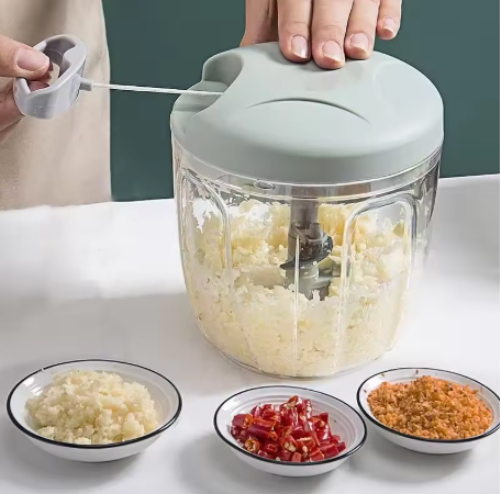 Kuchenny Ninja 5w1 – Ręczna Maszynka do Mielenia, Siekania i Rozdrabniania