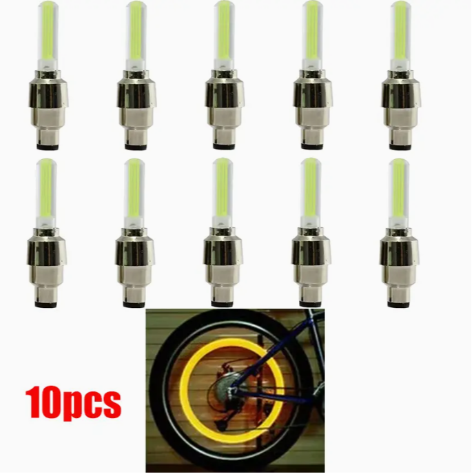 10x Neony LED na Szprychy Rowerowe i Motocyklowe – Ultra Jasne Oświetlenie Nocne | Bezpieczna Jazda dla Dzieci i Dorosłych
