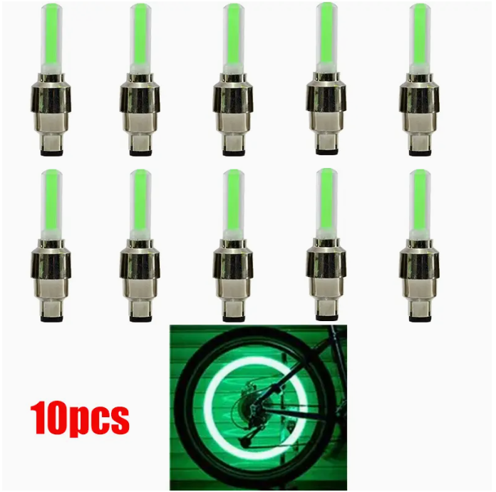 10x Neony LED na Szprychy Rowerowe i Motocyklowe – Ultra Jasne Oświetlenie Nocne | Bezpieczna Jazda dla Dzieci i Dorosłych