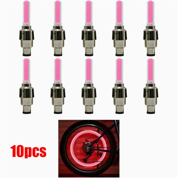 10x Neony LED na Szprychy Rowerowe i Motocyklowe – Ultra Jasne Oświetlenie Nocne | Bezpieczna Jazda dla Dzieci i Dorosłych